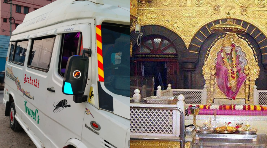 hyderabad to shirdi tempo traveller