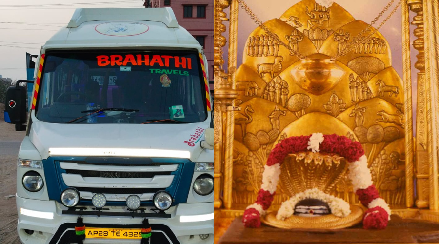 hyderabad to srisailam tempo traveller